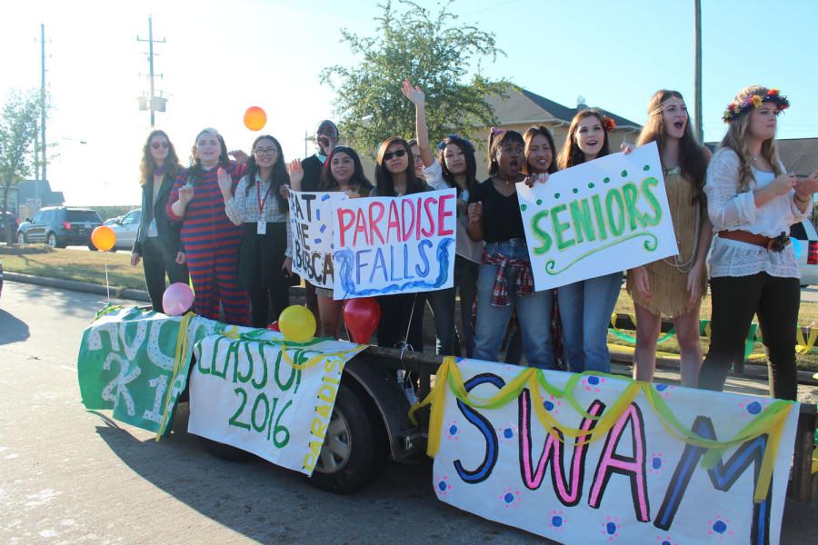 Senior Women and Men float