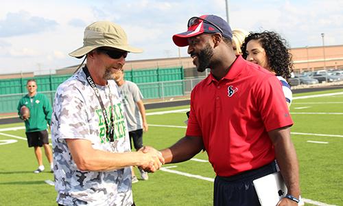 CY FALLS’ EATON NAMED HOUSTON TEXANS COACH OF THE WEEK